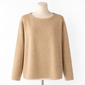 Banana Republic Heritage Tan Wool Cashmere Sweater L Minimalist Quiet Luxury